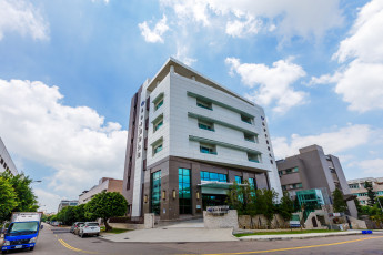 TECO supplied vitreous enamel curtain wall panels to Plastics Industry Development Center Project