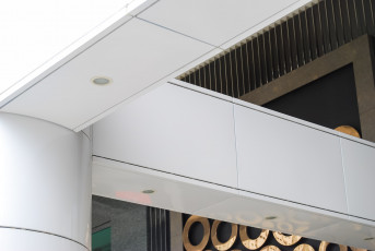 TECO Supplied Vitreous Enamel Cladding Panels to Banqiao Residential Building Project