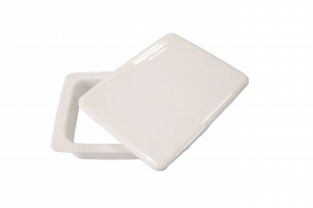 14x18cm 白色 ABS 塑膠浴缸維修口 (Inspection Hatch),適用於浴缸側牆或浴室管道間之檢修孔蓋板。