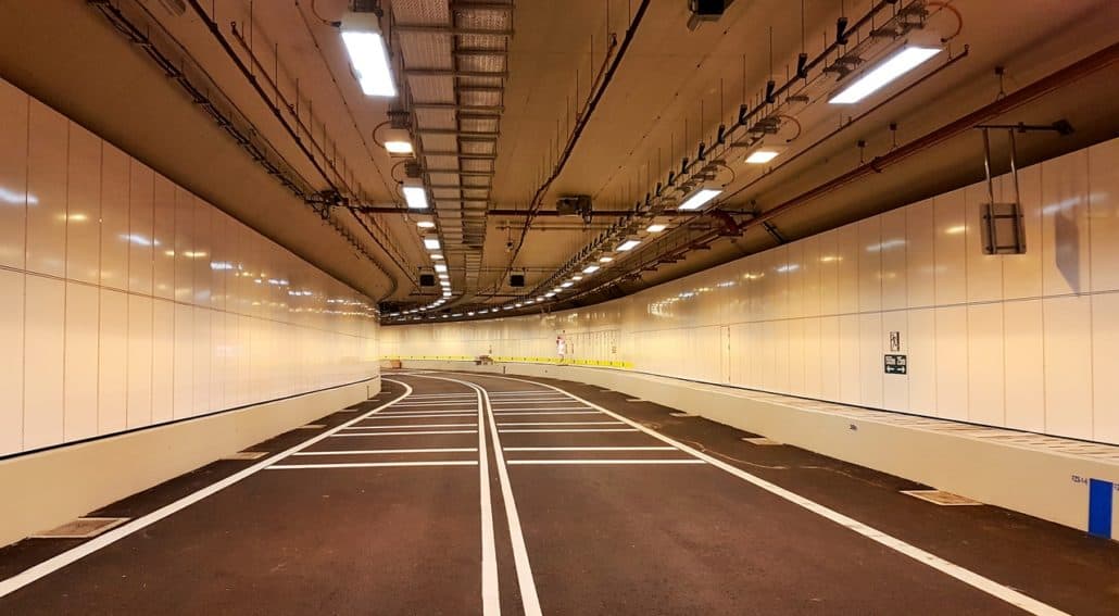 TECO VE Panels in Sentosa Gateway Tunnel